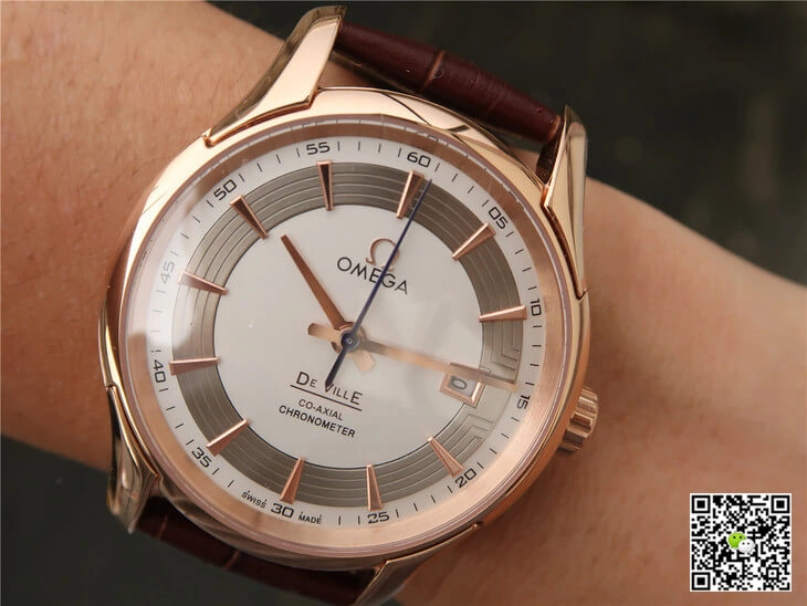 Omega De Ville 431.63.41.21.02.001 VS Factory 1:1 Best Edition Replica Watch Brown Strap
